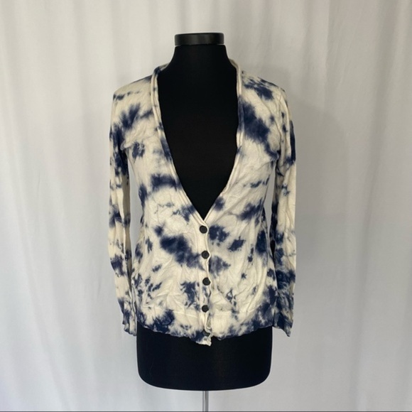 STARING at Stars Tie Dye Cardigan in Size Medium - Picture 1 of 5